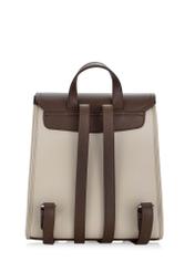 Elegancki średni plecak damski TOREC-0985A-15(Z25) - widok produktu z tyłu na białym tle.
