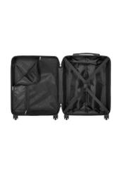 Walizka mała na kółkach WALAB-0083-99-19(W26) - widok produktu z góry, na białym tle. 