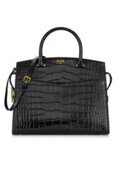 Leather elegant women's croco bag TORES-1060-97(Z24)-01