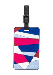 Luggage tag with a geometric pattern AW-001-0017-17(W24)-01