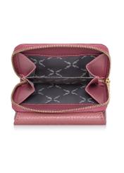 Small pink leather women's wallet PORES-0802E-31(Z24)-7