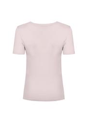 Morelowy T-shirt damski z wilgą TSHDT-0025-31(W19)