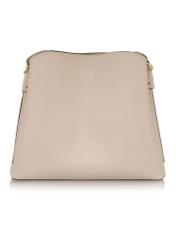 Cream women's shopper bag TOREC-0862A-12(Z24)-05