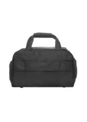 Czarna torba męska z nylonu TORMN-0420-99(W26), widok produktu z tyłu na białym tle.