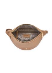 Różowa skórzana nerka damska TORES-0894E-5D(W26)