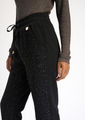 Eleganckie czarne spodnie damskie SPODT-0077-99(Z22)