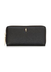 Black leather women's wallet PORES-0800E-99(Z24)