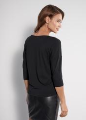 Czarna bluzka damska BLUDT-0156-99(Z23)