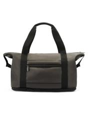 Ciemnoszara torba męska TORMN-0369-95(Z25), widok produktu od tyłu na białym tle.