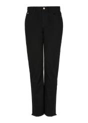 Czarne spodnie jeansowe damskie SPODT-0078-99(W24)