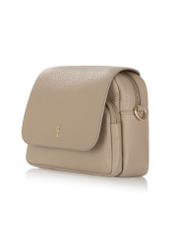 Beige leather women's messenger bag TORES-0958-81(Z24) pic. 5