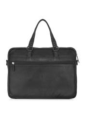 Black leather men's bag TORMS-0046N-99(Z24)-02