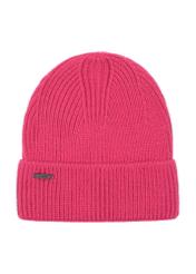 Różowa czapka zimowa damska CZADT-0162-32(Z23)