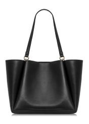Torebka damska typu tote bag TOREC-0845A-99(Z25), widok produktu z tyłu na białym tle.