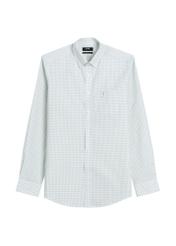 Bawełniana koszula męska w szałwiową kratkę KOSMT-0277-8F(W26)