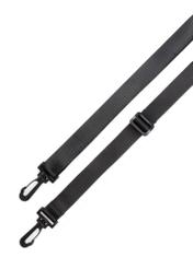 Mała czarna listonoszka męska TORMN-0399-9J(W26), widok paska produktu na białym tle.