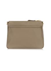 Beige women's handbag made of imitation leather TOREC-0966-81(Z24)-05