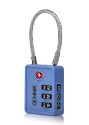 Blue luggage lock AW-005-0014-61(W24)-05