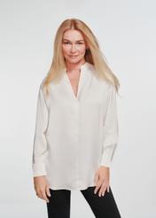 Creamy, airy women's shirt BLUDT-0176-11(Z24)-01