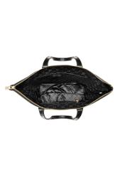 Damska torebka shopper skórzana TORES-0939F-9G(W26), widok produktu w środku na białym tle.