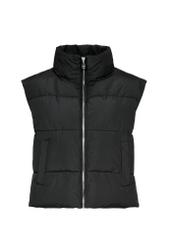 Czarna kamizelka damska KAMDT-0033-99(Z25)