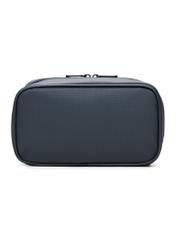 Granatowa kosmetyczka męska TORMN-0413-7D(W26), widok produktu z tyłu na białym tle.