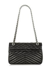 Black patent leather women's handbag TORES-1045-99(Z24)-04