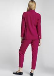 Eleganckie różowe spodnie damskie SPODT-0062-32(Z21)