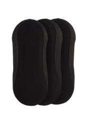 Zestaw czarnych stopek damskich ZESDT-0032-99(W26) - widok produktu od góry, na białym tle. 