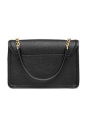 Niewielka elegancka torebka damska TOREC-1015-99(W26), widok produktu od tyłu na białym tle.