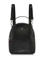 Black leather women's backpack TORES-1048-99(Z24)-01