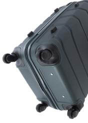 Walizka duża na kółkach WALAB-0077-8C-28(W26), widok kółek produktu na białym tle.