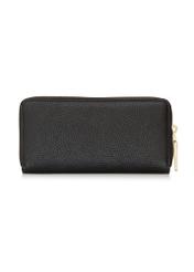 Black leather women's wallet PORES-0800E-99(Z24)