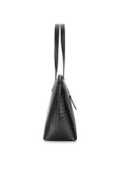 Elegancka torebka shopper damska TOREC-0953A-97(Z25), widok produktu z boku na białym tle.