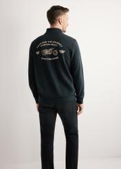 Czarna bawełniana bluza męska BLZMT-0077-99(W26)