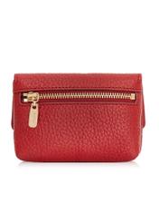 Red small leather women's wallet PORES-0895E-41(Z24)-04