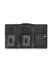 Large black leather women's wallet PORES-0801B-99(W24)-06