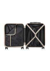 Walizka mała na kółkach WALAB-0040-0C-19(W26), widok produktu w środku na białym tle.