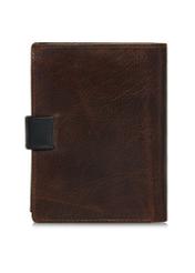 Brown large men's leather wallet PORMS-0613-89(Z24)-03