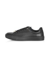 Black leather women's sneakers BUTYD-1068-99(Z24)-05