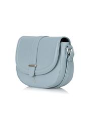 Niebieska torebka damska typu saddle bag TOREC-0758-61(W23)-02