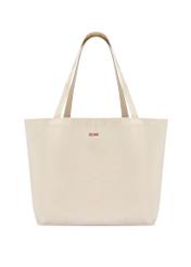 Bawełniana beżowa torebka shopper TOREN-0334-0P(W26)