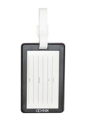 Identyfikator do bagażu z samolotami AW-012-0013-9C(W26), widok produktu z tyłu na białym tle.