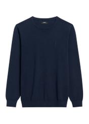 Granatowy bawełniany sweter męski SWEMT-0114A-7E(Z26)