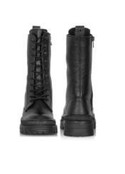 Czarne skórzane buty damskie BUTYD-0945A-99(Z23)
