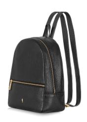 Czarny skórzany plecak damski TORES-0898A-99(W24)