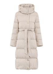 Light beige women's winter jacket KURDT-0534-80(Z24)-05