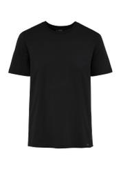 Black cotton men's t-shirt TSHMT-0108-99(Z24)-03