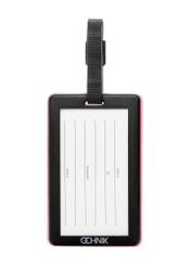 Identyfikator do bagażu AW-012-0015-5B(W26), widok produktu z tyłu na białym tle.