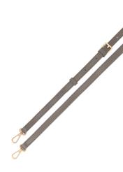 Light brown women's handbag with monogram TOREC-1180-1K(W26), product view inside on white background.